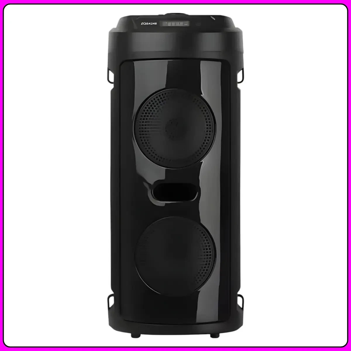 Портативна Bluetooth колонка 2х6.5″ з RGB-підсвіткою, мікрофоном і пультом ДК ZQS4248