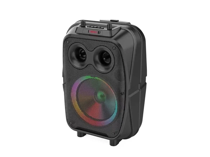 Портативна Bluetooth колонка ZQS8120 з LED-підсвіткою, мікрофоном та FM-приймачем (20 Вт)