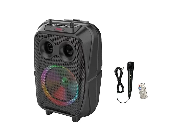 Портативна Bluetooth колонка ZQS8120 з LED-підсвіткою, мікрофоном та FM-приймачем (20 Вт)