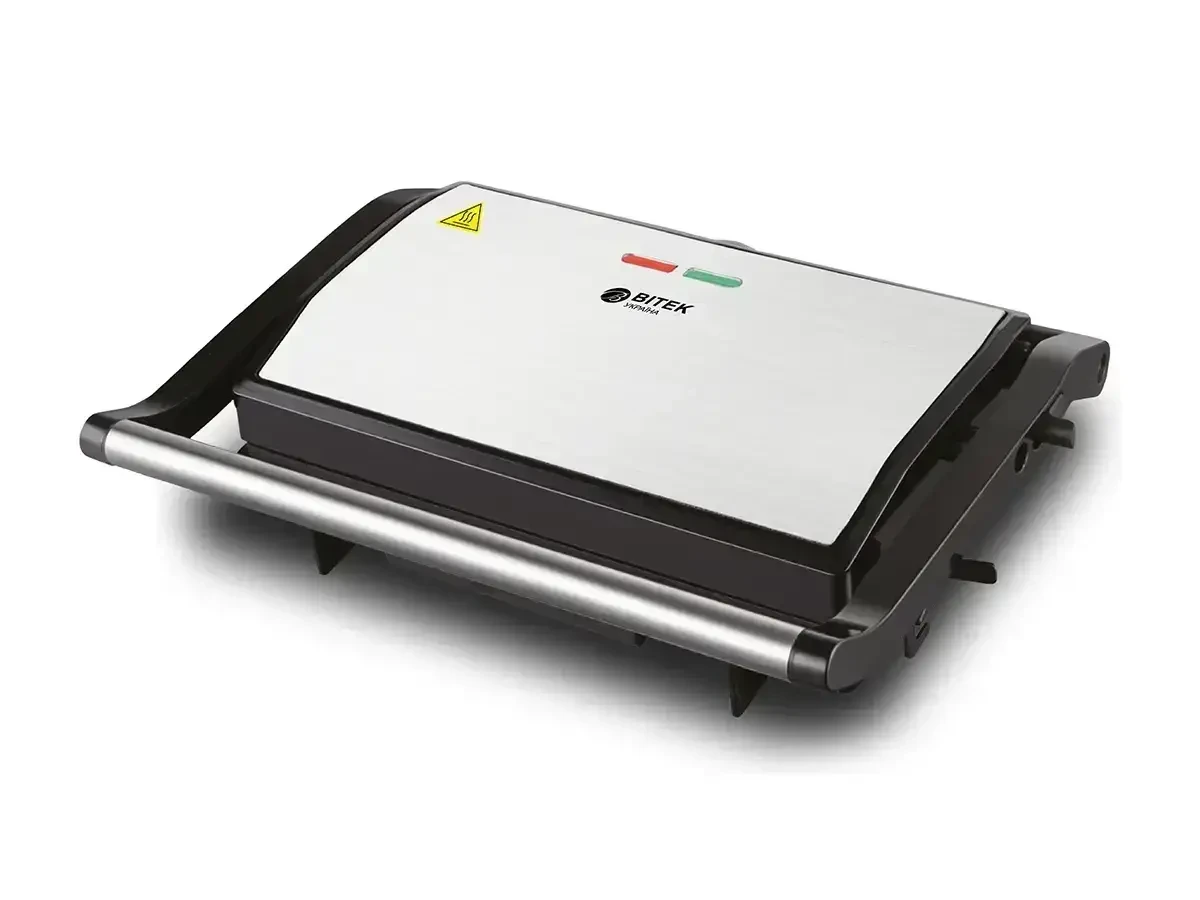 Притискний гриль з антипригарним покриттям BITEK BT-2685 2000W Електричний контактний гриль