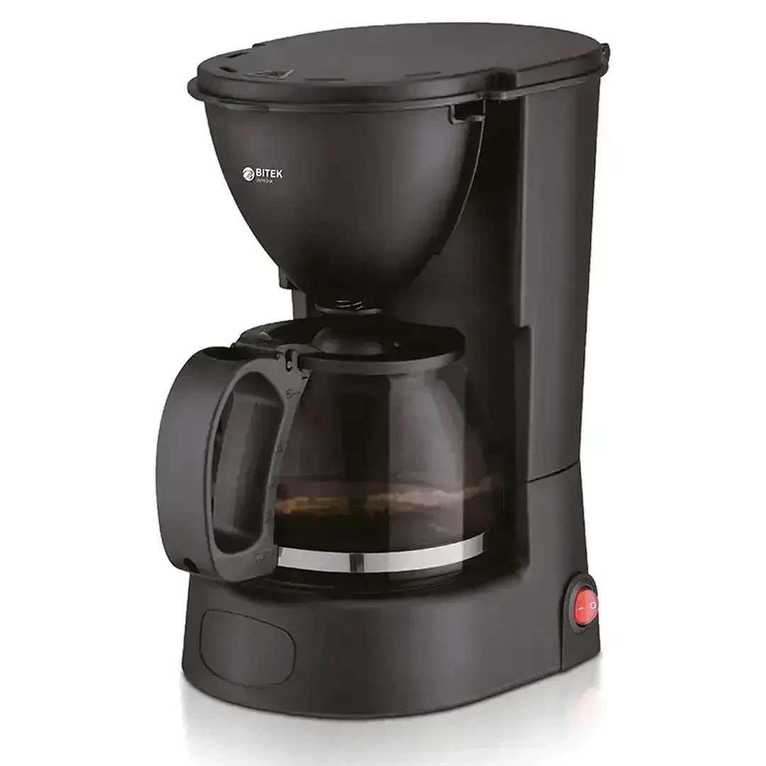 Крапельна кавоварка на 1000 мл кави та 2800 Вт BITEK BT-100 Кавомашина з постійним фільтром