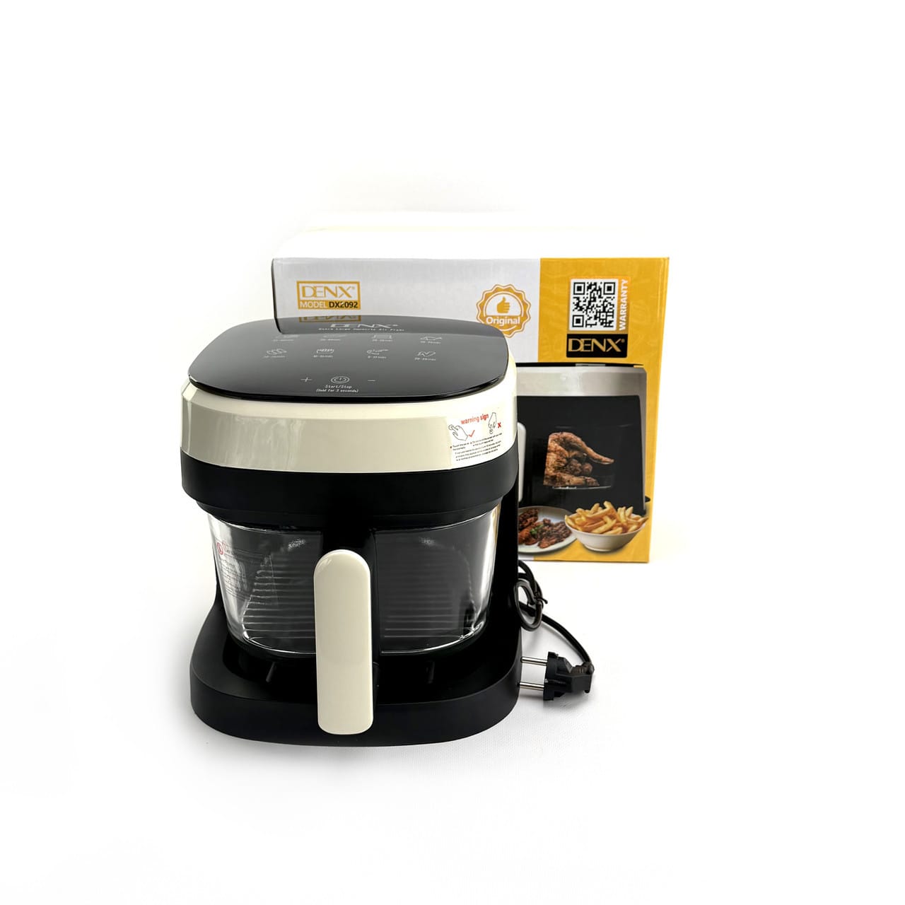 Мультипіч DENX DX2092 6 л, сенсорна. Чорний, білий (DX2092)