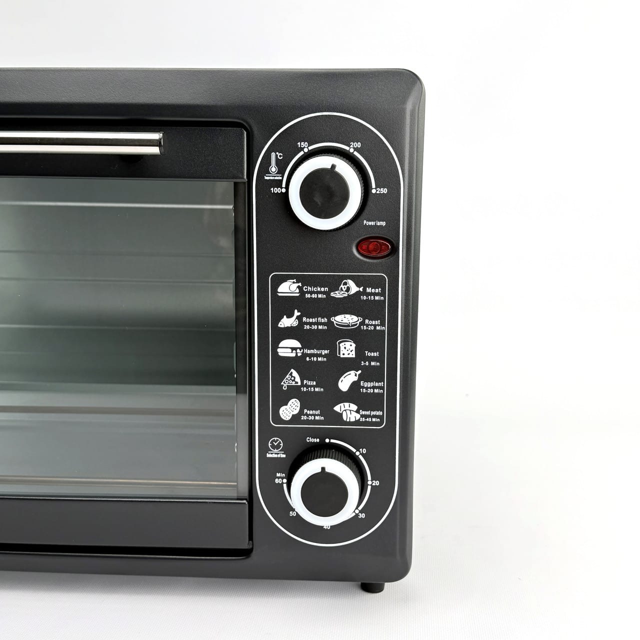 Піч електрична DENX DX2529 48 л, Чорний (DX2529)