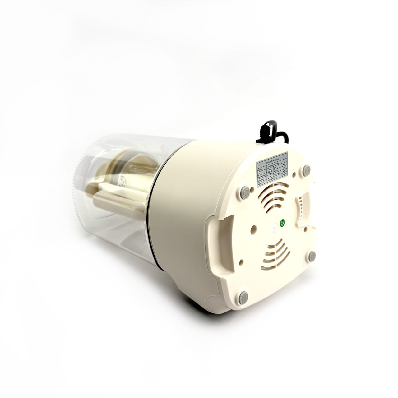 Блендер стаціонарний DENX DX2072 з чашею 1,5 л і звукоізоляцією. Білий (DX2072)