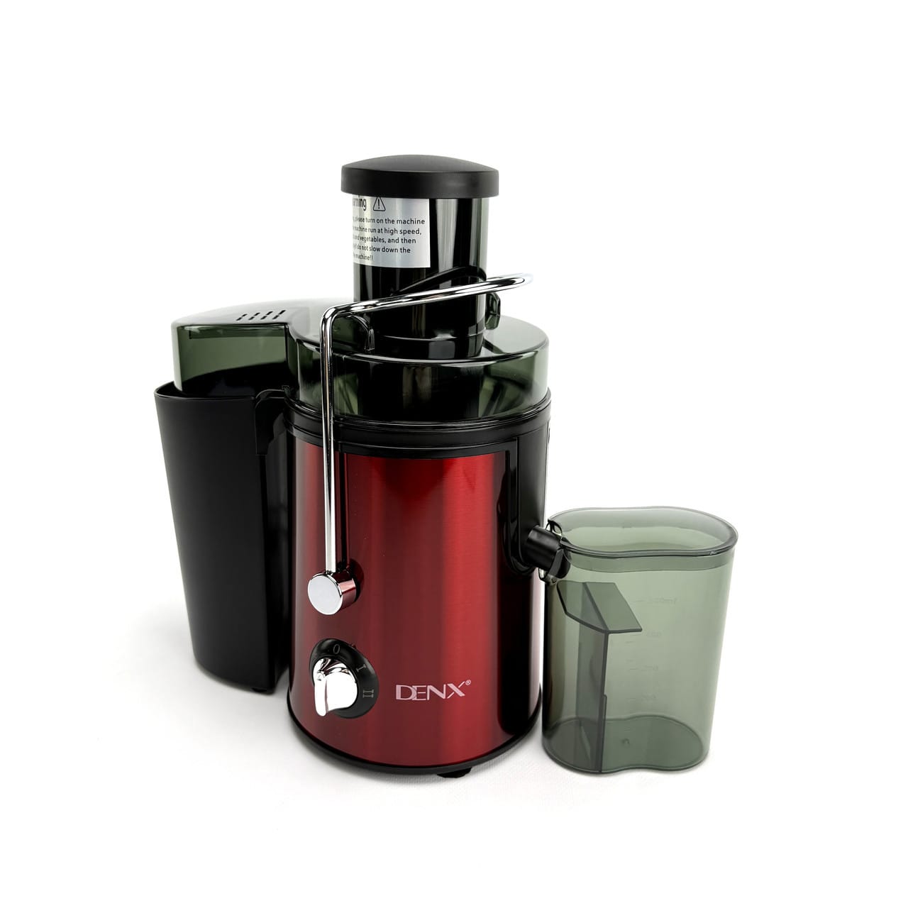 Соковижималка-екстрактор DENX DX2071 на 500 мл, 800 Вт. Червоний (DX2071)