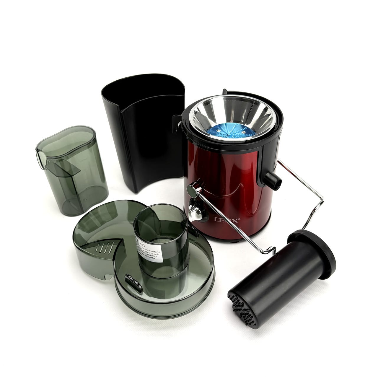 Соковижималка-екстрактор DENX DX2071 на 500 мл, 800 Вт. Червоний (DX2071)