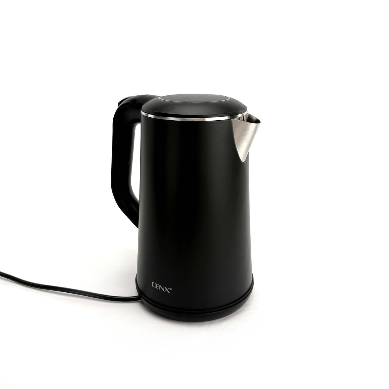 Електричний чайник DENX DX2087 на 1,6 л 1500 Вт із регулятором температури. Чорний (DX2087)