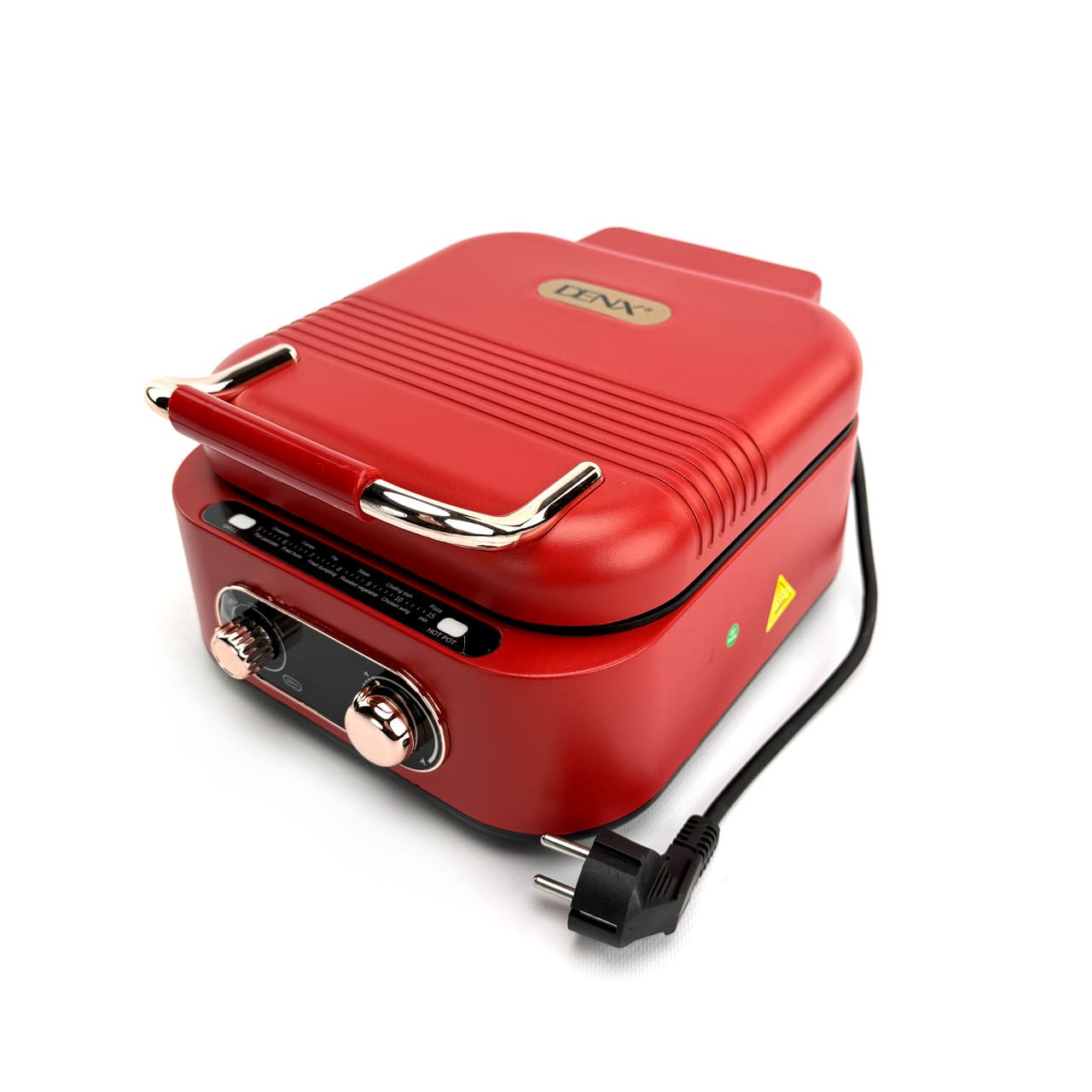 Гриль-барбекю електричний DENX DX3421 1800 Вт. Червоний (DX3421)