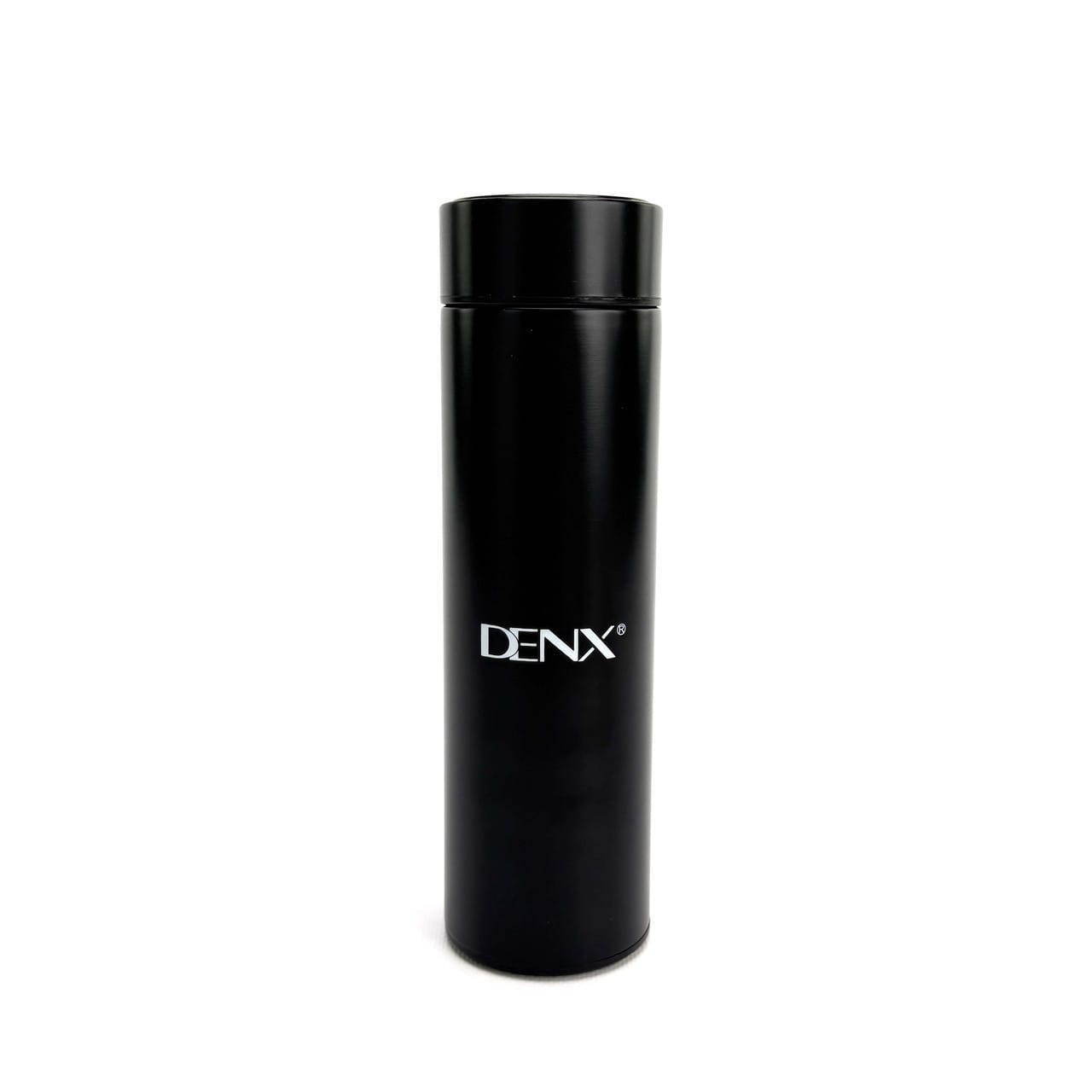 Термос DENX DX1703 500 мл із датчиком температури та ситечком. Чорний (DX1703)
