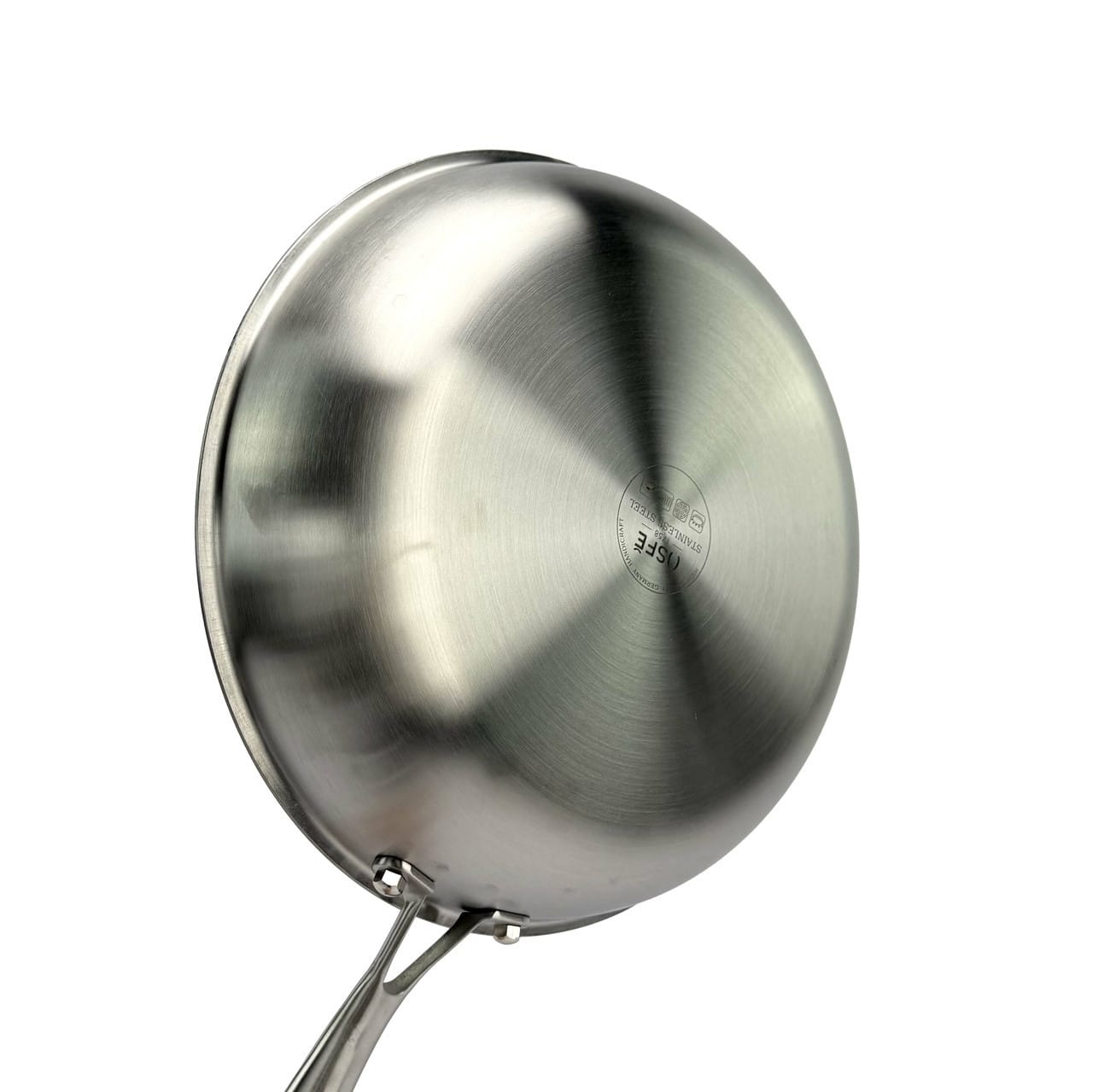 Сковорода OSFE EB-7526, 26 см, з гібридним антипригарним покриттям, без кришки. Срібляста (EB-7526)