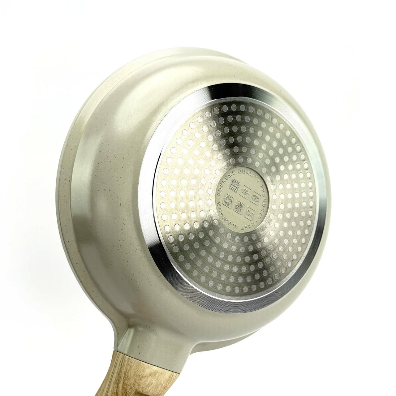 Набір посуду Cannasweis YMX-19-1 (19 предметів) з литого алюмінію. Бежевий (YMX-19-1)