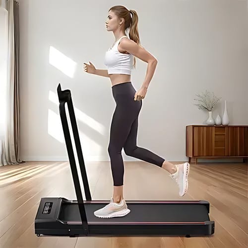 Складана бігова доріжка YXT003 3-в-1 Walking Pad, до 150 кг, 10 км/год, з пультом, LED-дисплеєм, зона бігу 107×40 см