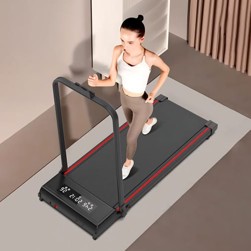 Складана бігова доріжка YXT003 3-в-1 Walking Pad, до 150 кг, 10 км/год, з пультом, LED-дисплеєм, зона бігу 107×40 см