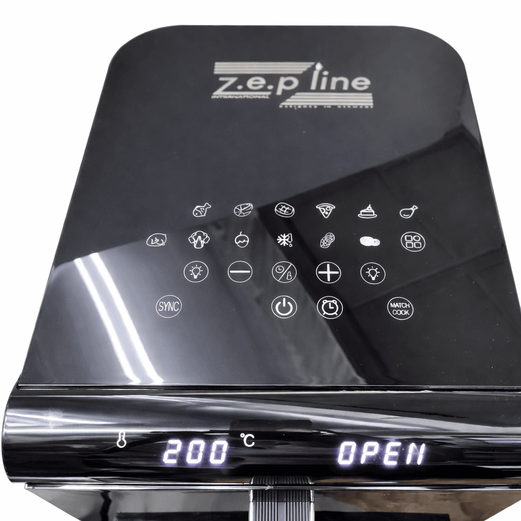 Аерофритюрниця двокамерна Zepline ZP-212 4200 Вт 8L+8L, мультифритюрниця для здорового приготування