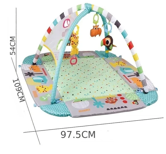 Ігровий килимок LEAN Toys 5в1 з кульками в подарунок / Розвивальний килимок для дітей X-647