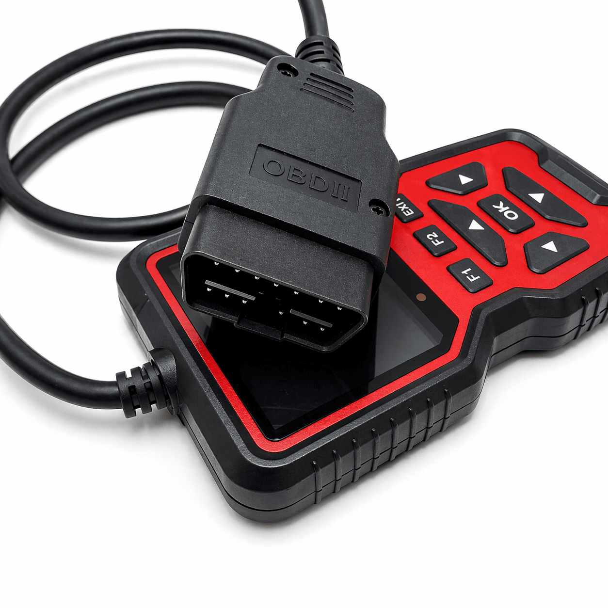 Автомобільний діагностичний сканер V519 OBD2, Червоний/ Автосканер помилок/тестер діагностичний для авто