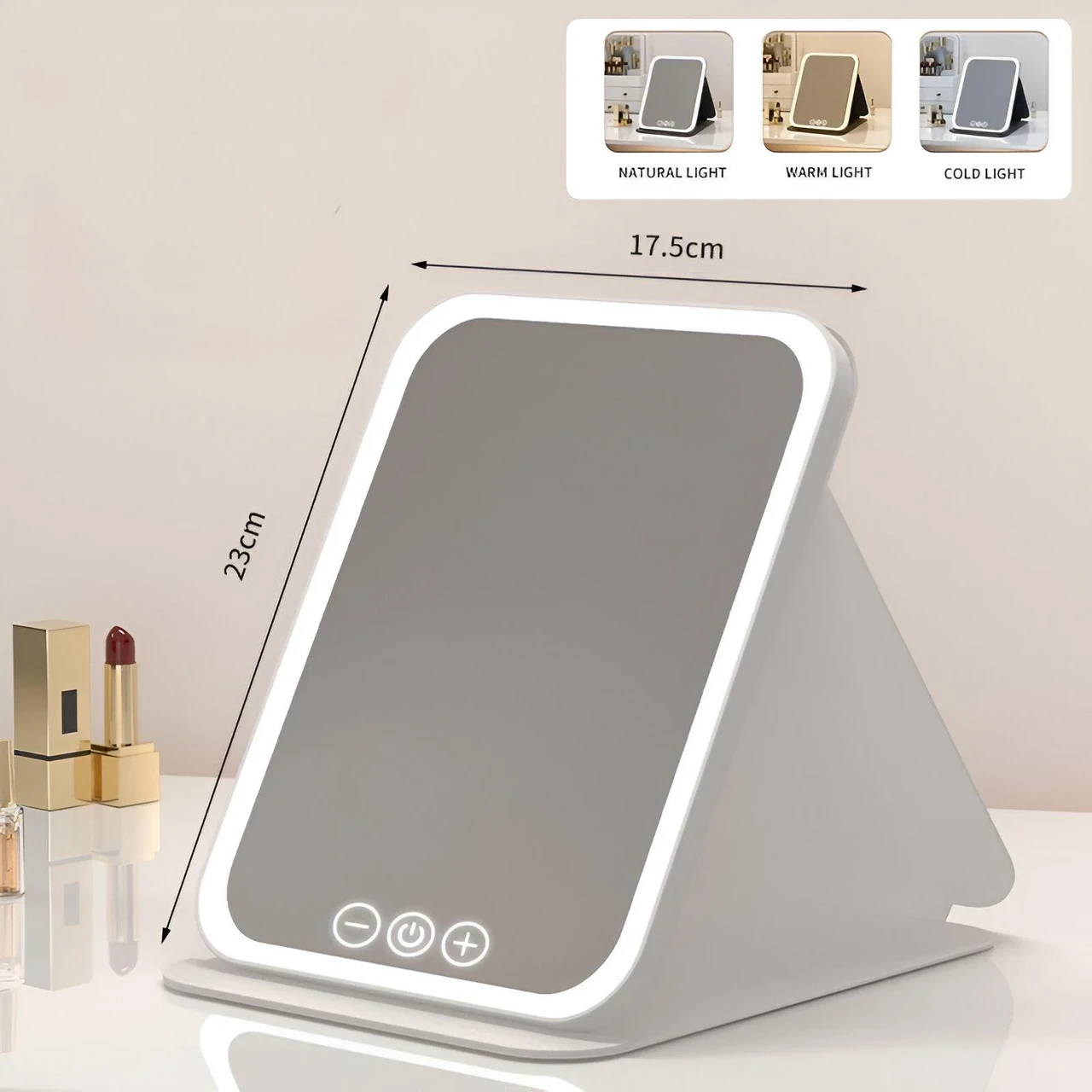 Дзеркало для макіяжу Lighted makeup mirror з LED підсвічуванням