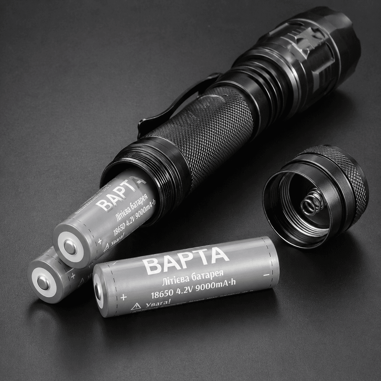 Акумулятор BAPTA BP-0900 18650 Li-Ion 9000 мА·год 4.2В для ліхтарів, power bank і портативної техніки