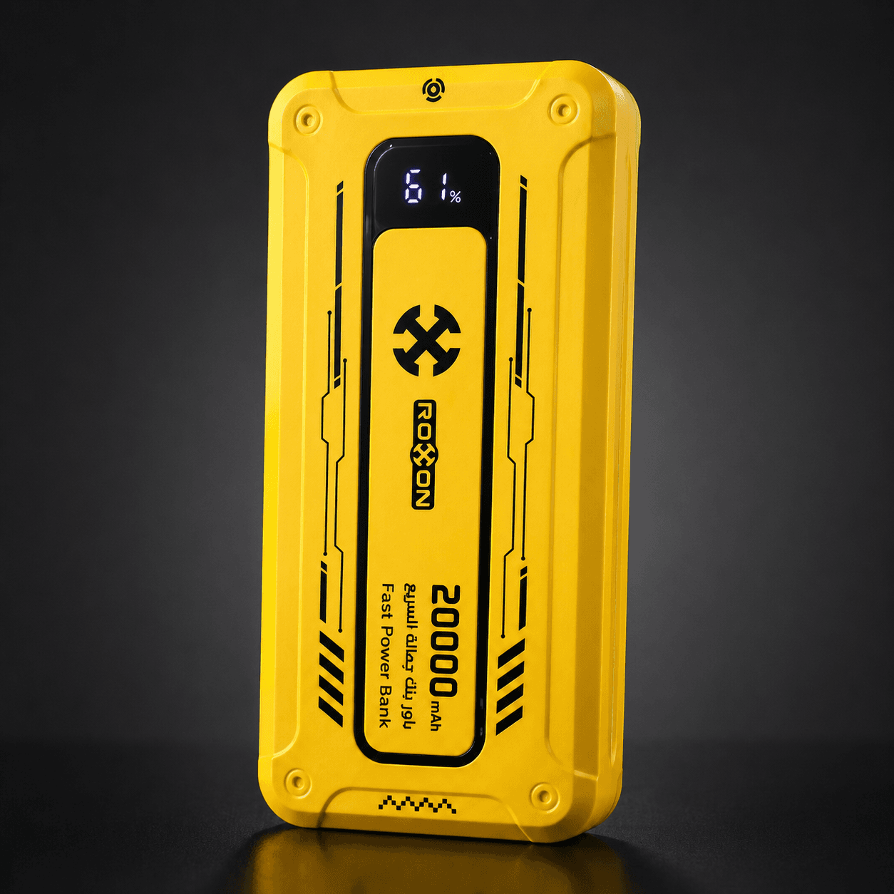 Зовнішній акумулятор Power Bank 20000mAh 22.5W ROXON RO11 швидка зарядка для смартфонів та гаджетів