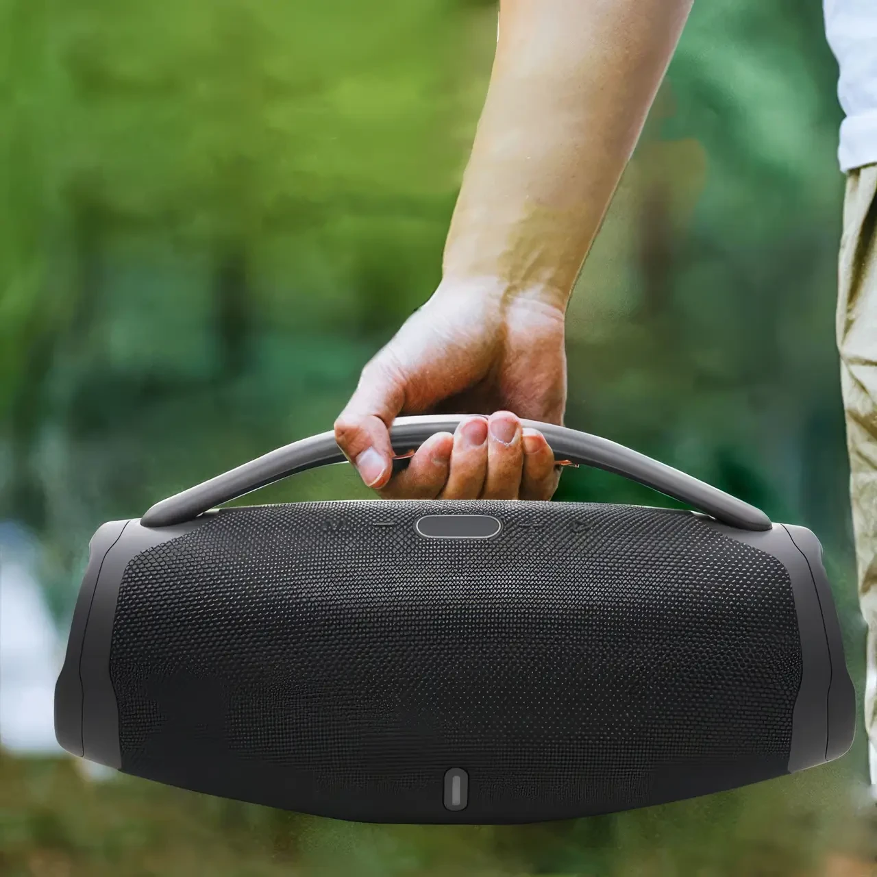 Бездротова Bluetooth колонка з LED підсвічуванням Boombox 3 Mini RGB B11