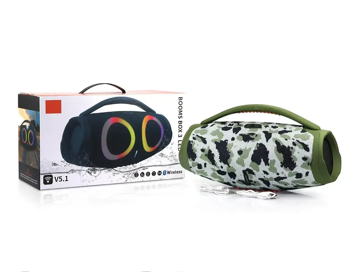 Мінідинамік Bluetooth RGB B21 з підсвіткою, портативна бездротова колонка