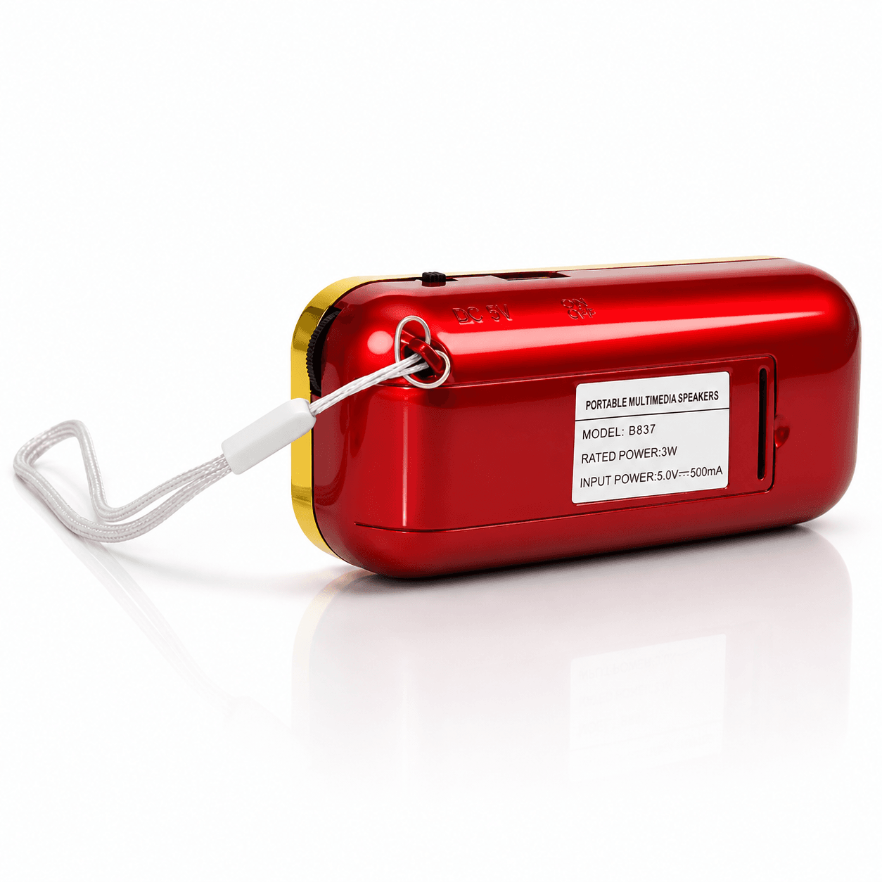 Портативний радіоприймач MP3/FM з USB, B837 / Міні-радіо з живленням від акумулятора