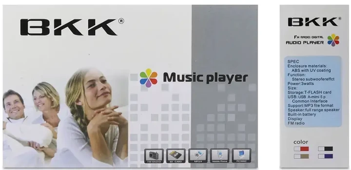 Радіоприймач BKK S99 USB/MP3