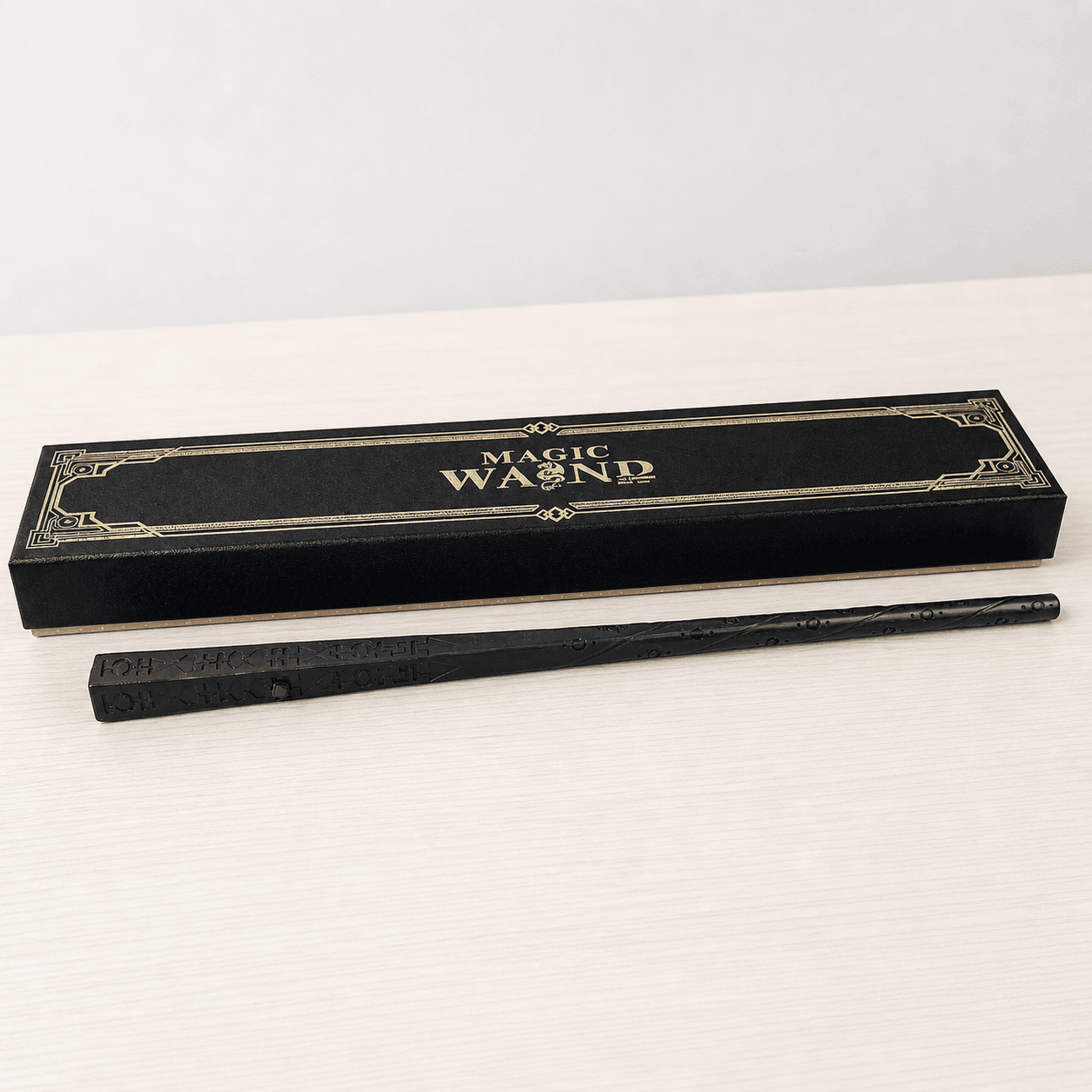 Магічна паличка графит Magic Wand з USB-зарядкою, подарунковий набір чарівна паличка з ефектом вогню для шоу, косплею, фокусів