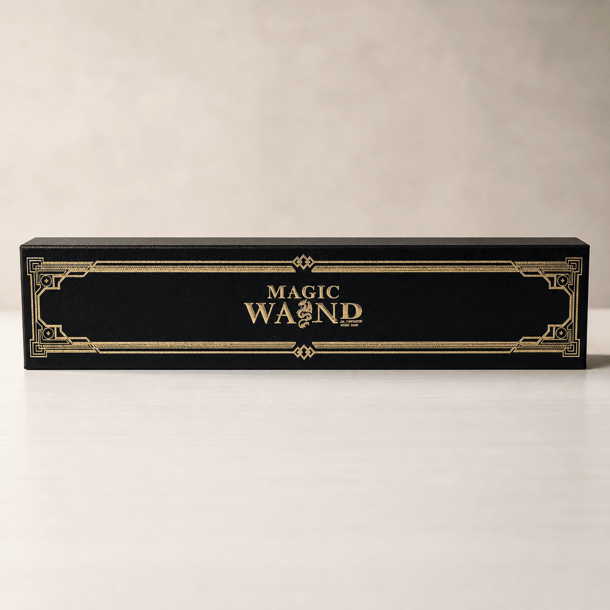 Магічна паличка Черная Magic Wand — Подарунковий набір з USB-зарядкою й ефектним дизайном, що стріляє вогнем