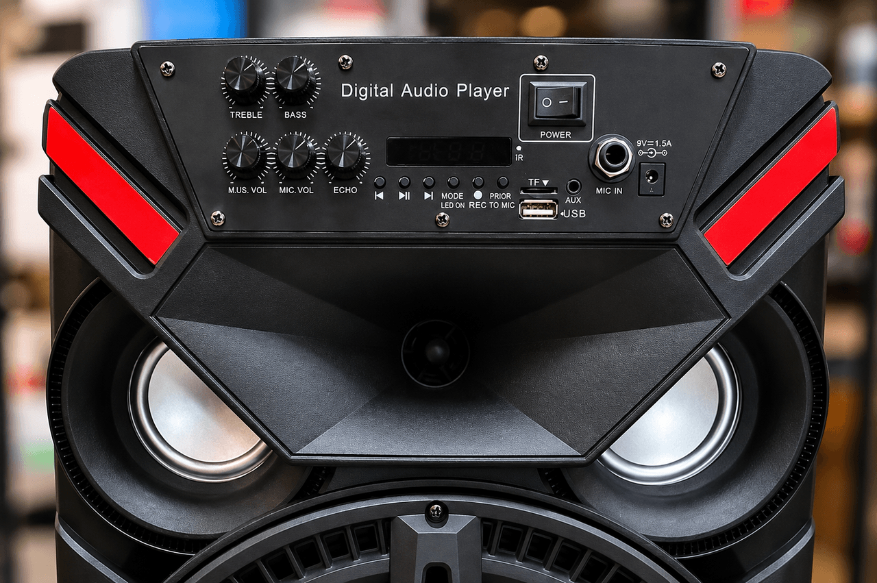 Акустична система LiGE-1717 акумулятор Bluetooth з мікрофоном 12″ 25 Вт | Бездротова аудіосистема