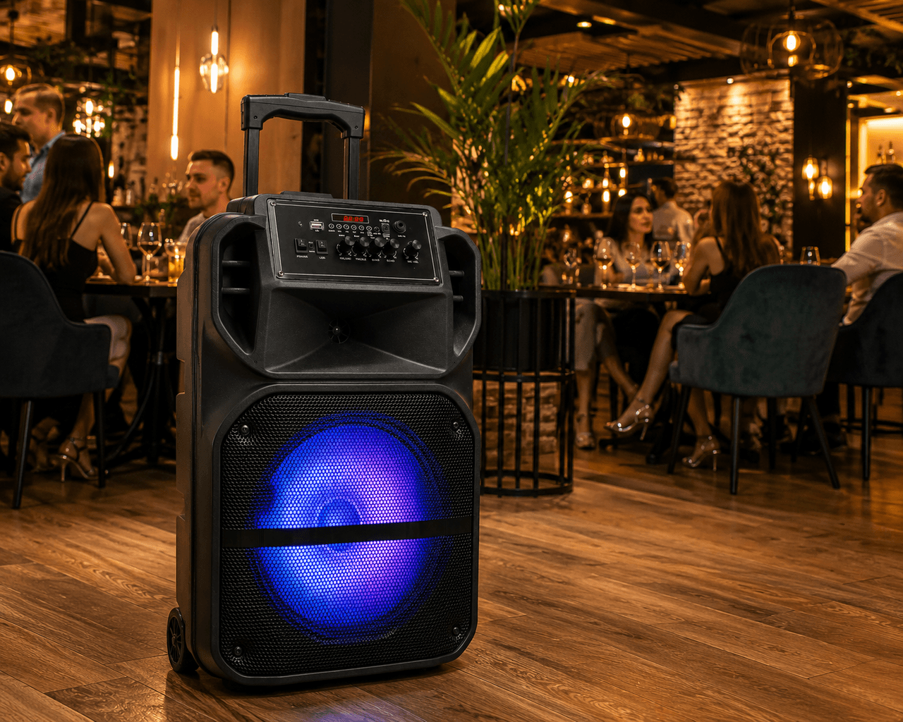 Акустична система LiGE-1722 акумулятор Bluetooth з мікрофоном