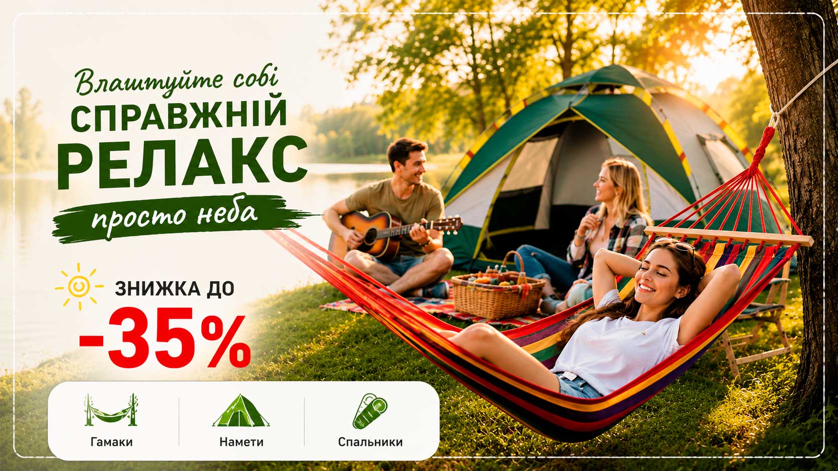 Влаштуйте собі справжній релакс просто неба