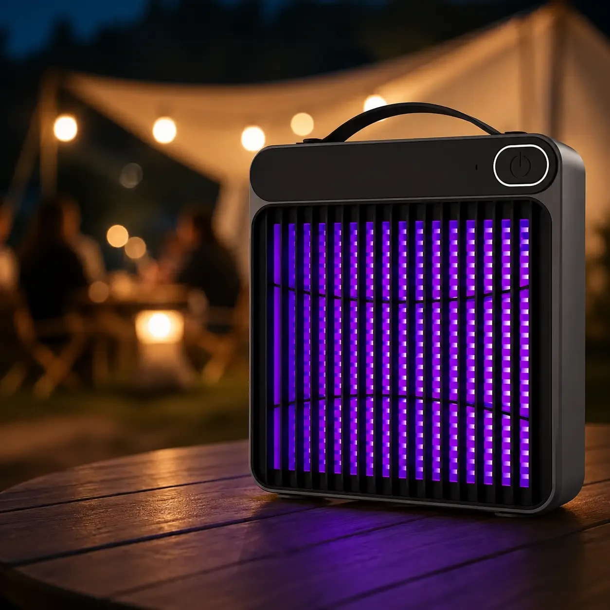 Електричний відлякувач комах Mosquito Killing Lamp BG-010 / УФ-лампа від комарів 360° USB / Настінний знищувач комах