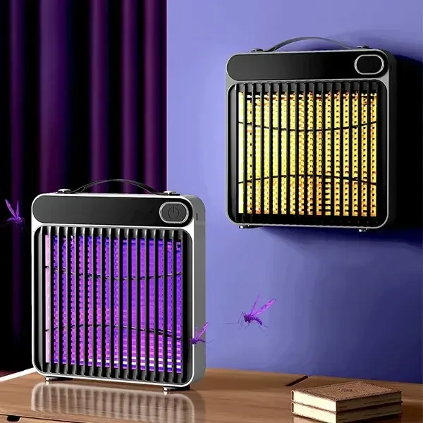 Електричний відлякувач комах Mosquito Killing Lamp BG-010 / УФ-лампа від комарів 360° USB / Настінний знищувач комах