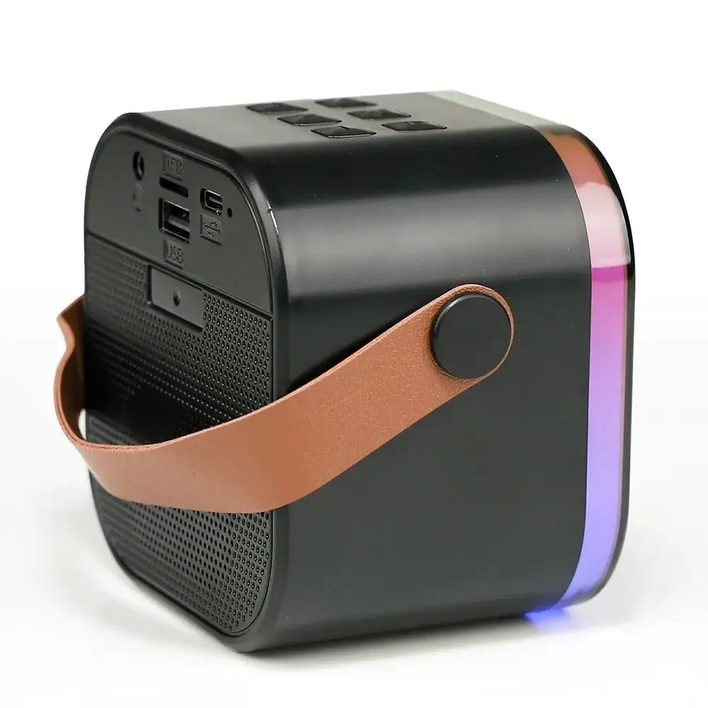 Караоке-система K12 з двома мікрофонами, Bluetooth, чорна