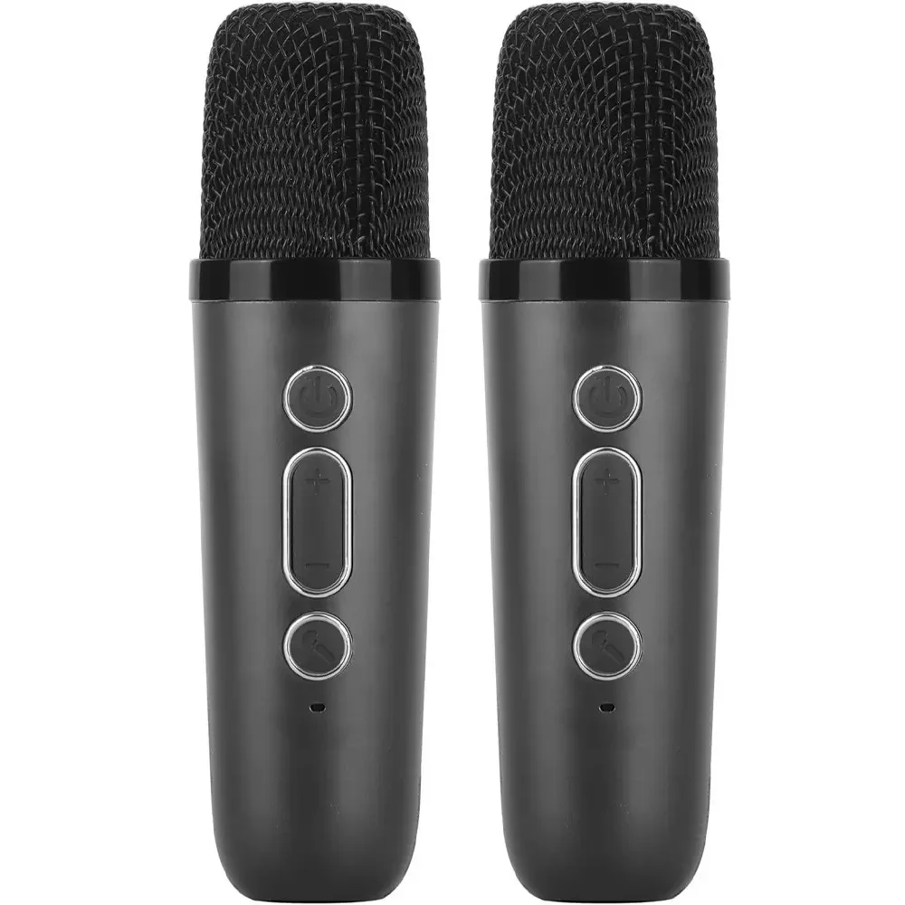 Караоке-система K12 з двома мікрофонами, Bluetooth, чорна