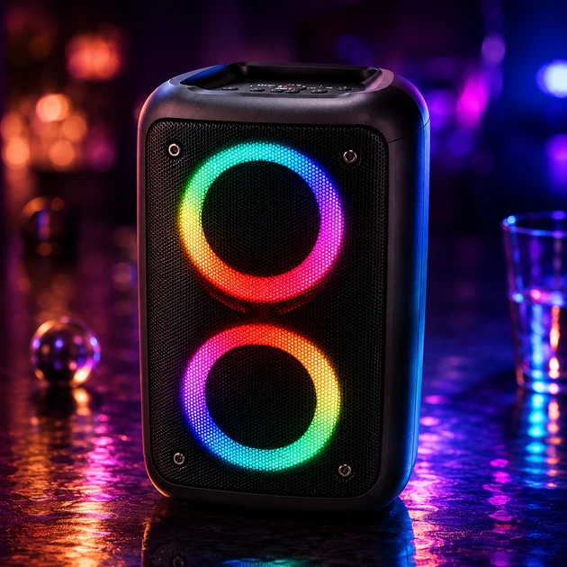 Бездротова багатофункціональна колонка ABS-3202 з RGB-підсвіткою