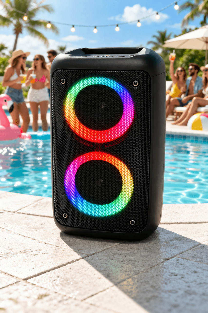 Бездротова багатофункціональна колонка ABS-3202 з RGB-підсвіткою