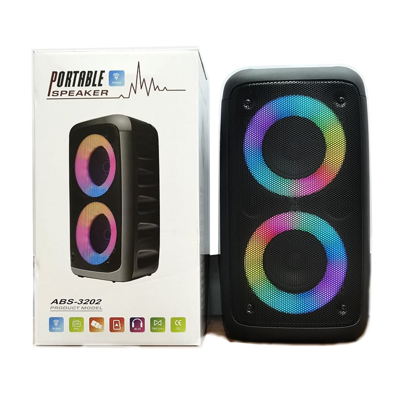 Бездротова багатофункціональна колонка ABS-3202 з RGB-підсвіткою