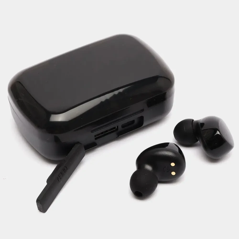 Бездротові Bluetooth-навушники з дисплеєм і мікрофоном TWS M10, Чорний/Блютуз навушники з функцією PowerBank