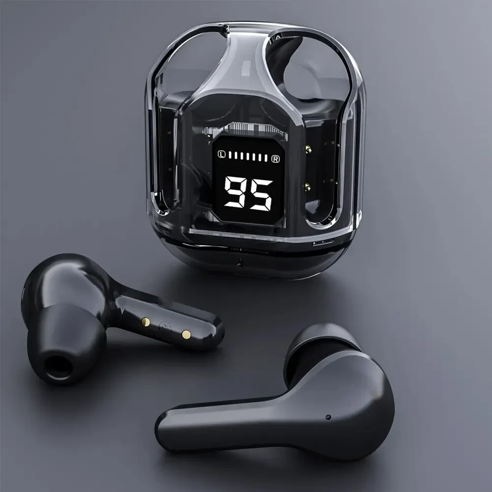 Бездротові Bluetooth-навушники HK3 TWS вакуумні з LED-дисплеєм, шумозаглушенням, мікрофоном, ігровим режимом і зарядним