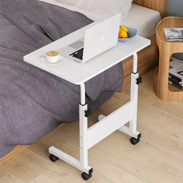 Стіл комп’ютерний на коліщатках з регулюванням висоти Laptop Table 60 х 40
