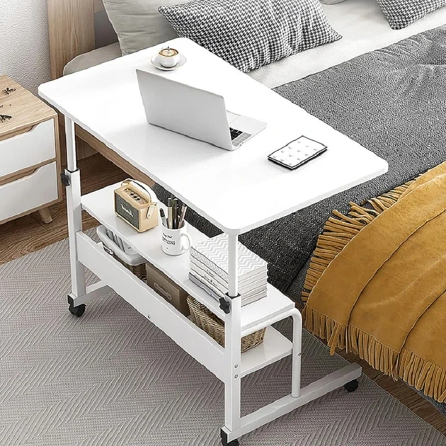 Стіл комп’ютерний на коліщатках з регулюванням висоти Laptop Table 60 х 40