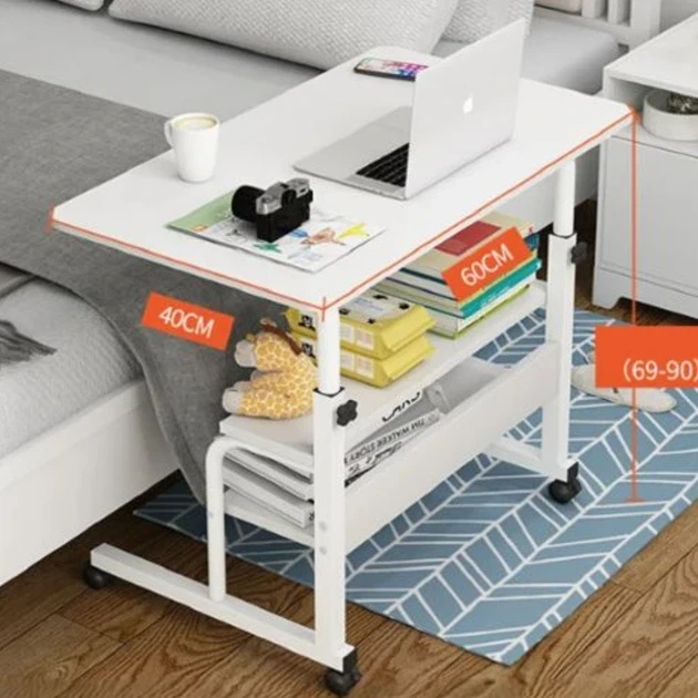 Стіл комп’ютерний на коліщатках з регулюванням висоти Laptop Table 60 х 40
