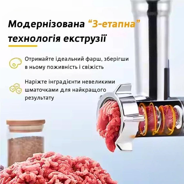 М’ясорубка електрична 4200Вт BITEK BT-3700