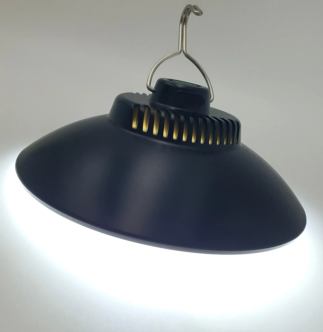 Акумуляторна кемпінгова лампа Lamp SSP-09 18×8 см, 200 Lm, з USB-зарядкою і підвісним гачком