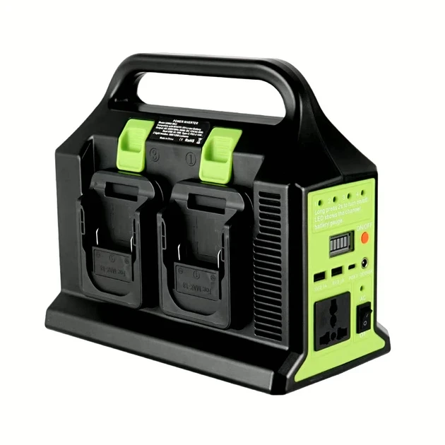 Перетворювач напруги (UIN2) 300W з 12V на 220V / Інвертор живлення з виходом 220 В для акумуляторів LXT USB, Type-C, 12 В, LED
