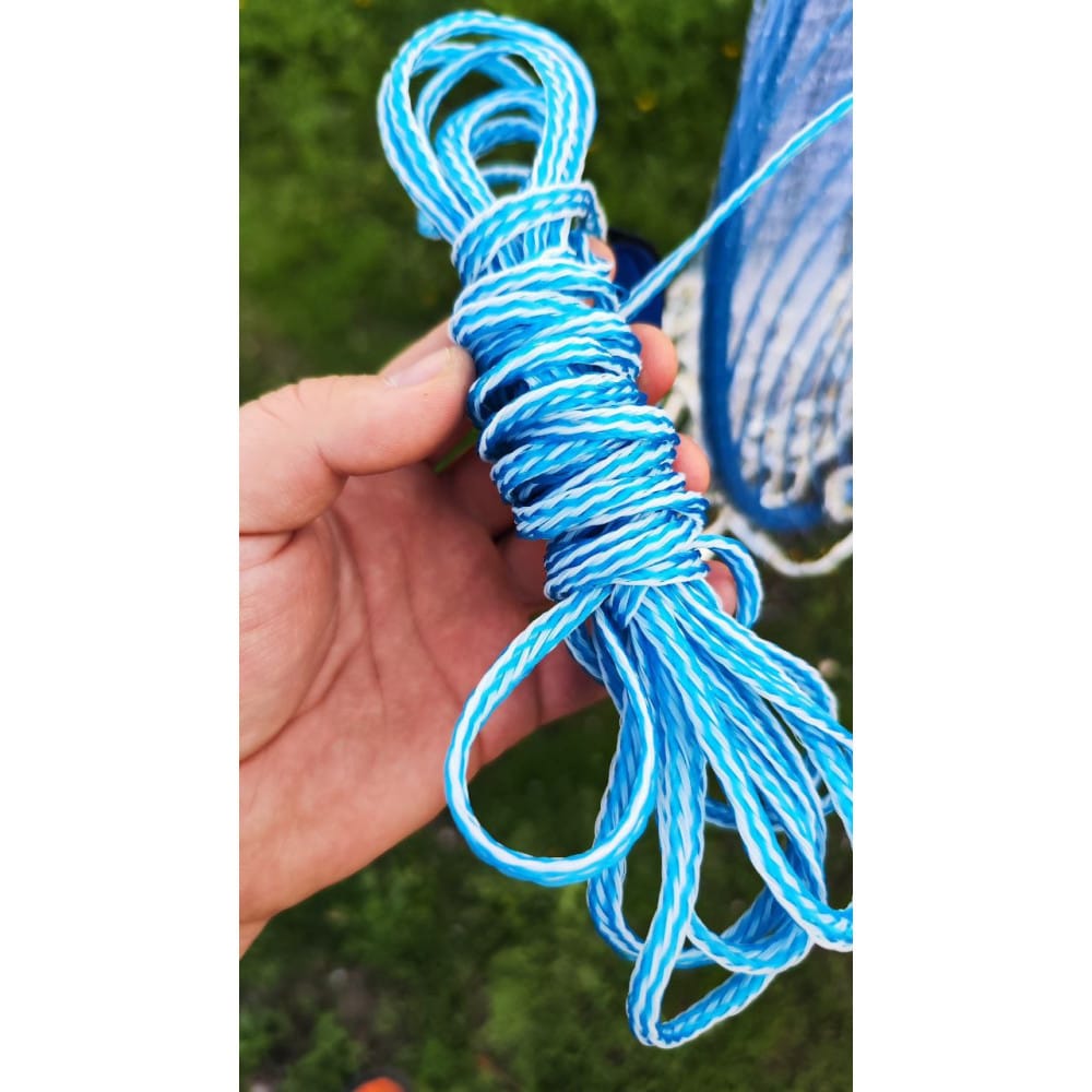 Рибальська мережа для ловлі риби FISH NET 0240 2,5 м кільце 45 см зручна та компактна модель