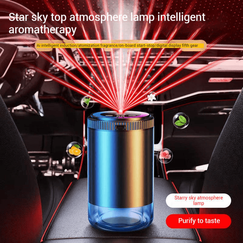 Розумний автомобільний очисник повітря Starry Sky Summit/Аромодифузор від USB 5 режимів
