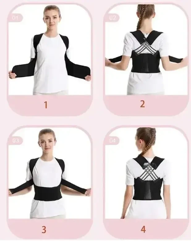 Еластичний коректор постави, корсет для вирівнювання спини POSTURE BELT